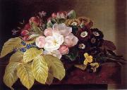 unknow artist Floral, beautiful classical still life of flowers.037 oil painting reproduction
